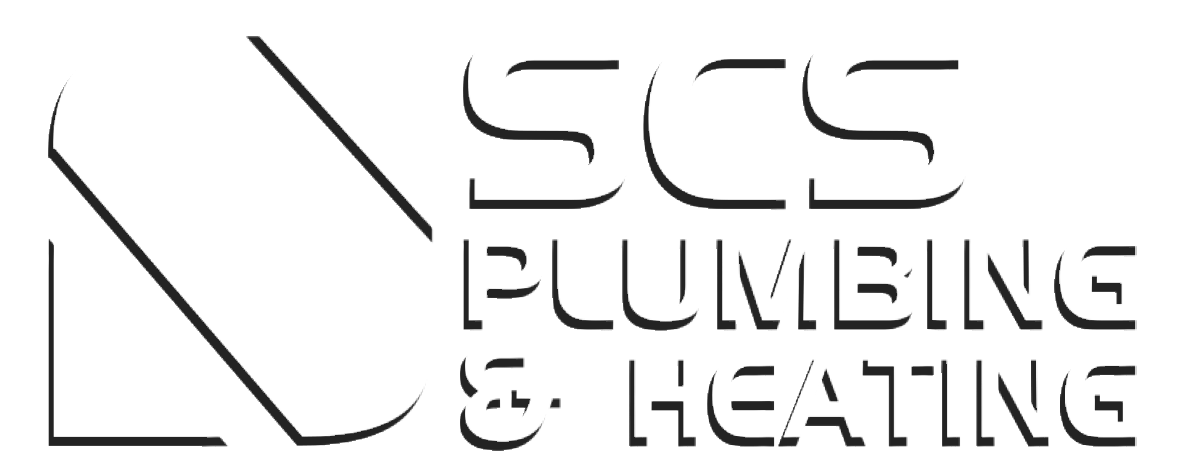 White SCS Plumbing & Heating Logo